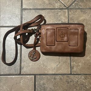 Harbour 2nd Leather Luna Crossbody Bag Purse